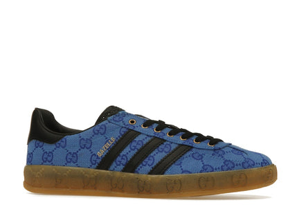 adidas x Gucci Gazelle Blue GG Monogram