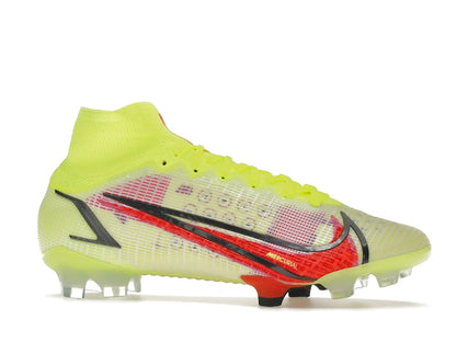Nike Mercurial Superfly 8 Elite FG Volt Black Bright Crimson