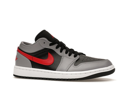 Jordan 1 Low Cement Grey Fire Red (Women's)