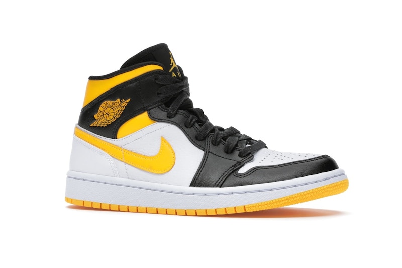 Jordan 1 Mid Laser Orange Black (Women's)