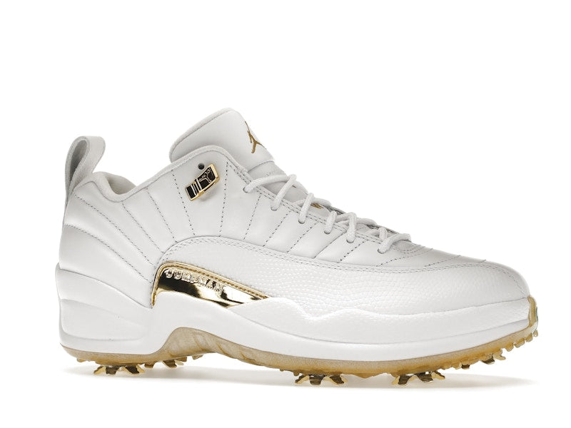 Jordan 12 Golf Metallic Gold