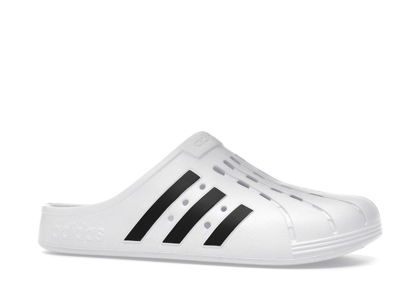 adidas Adilette Clog White Black