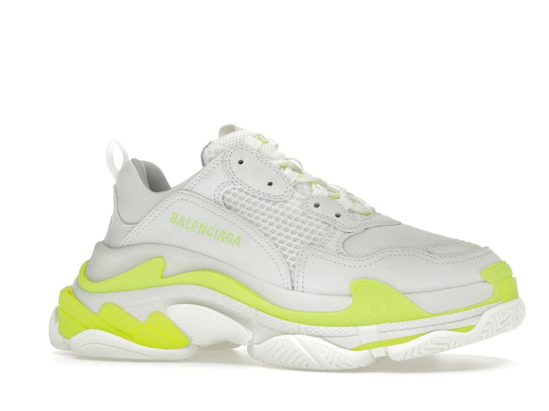 Balenciaga Triple S White Fluo Yellow (Women's)