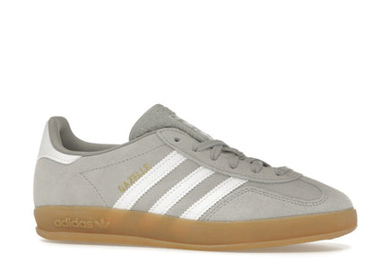 adidas Gazelle Indoor Grey Cloud White Gold Metallic