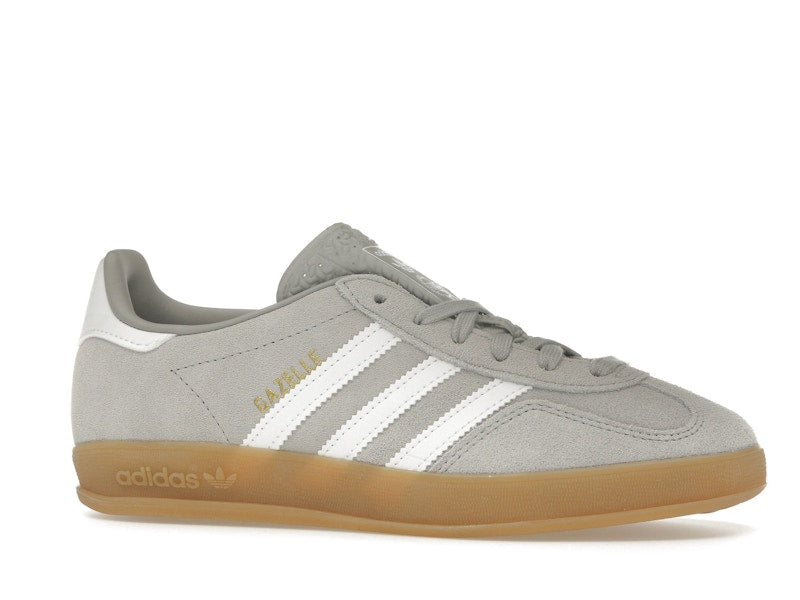 adidas Gazelle Indoor Grey Cloud White Gold Metallic