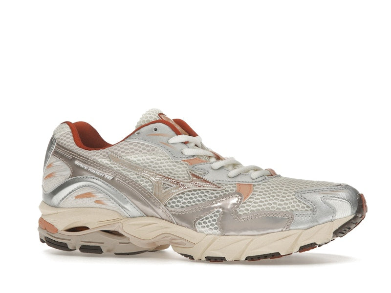 Mizuno Wave Rider 10 White Silver Orange