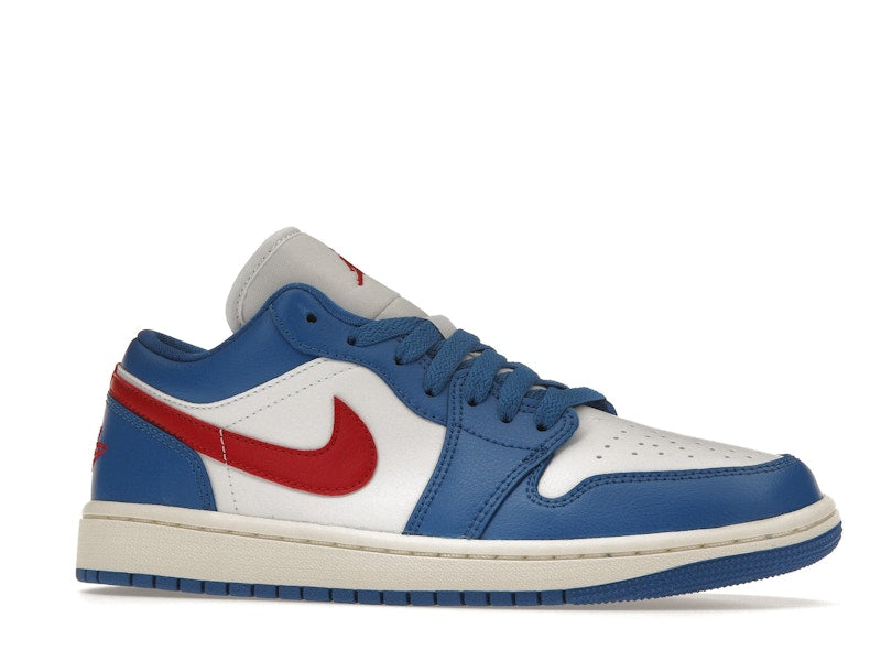 Jordan 1 Low Sport Blue Gym Red (Women's)