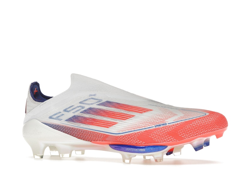 adidas F50+ Elite Laceless FG Cloud White Solar Red