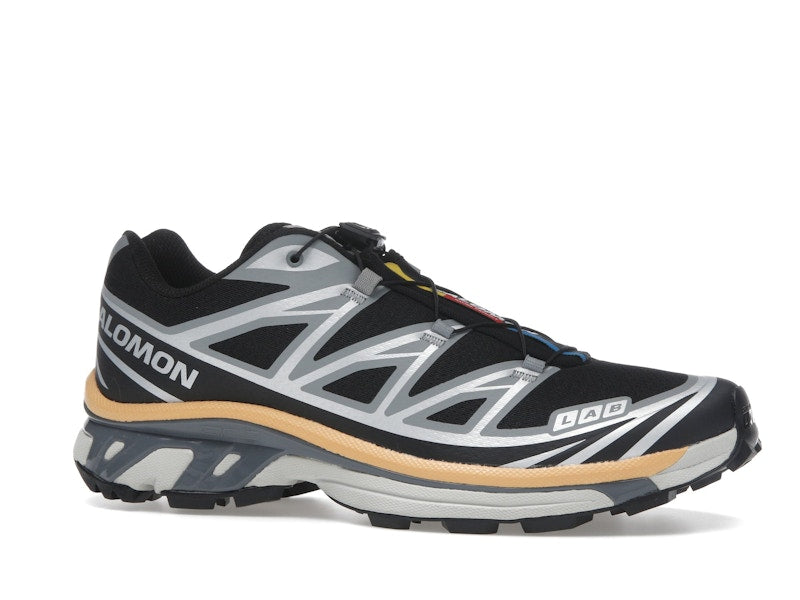 Salomon XT-6 Black Footwear Silver Warm Apricot