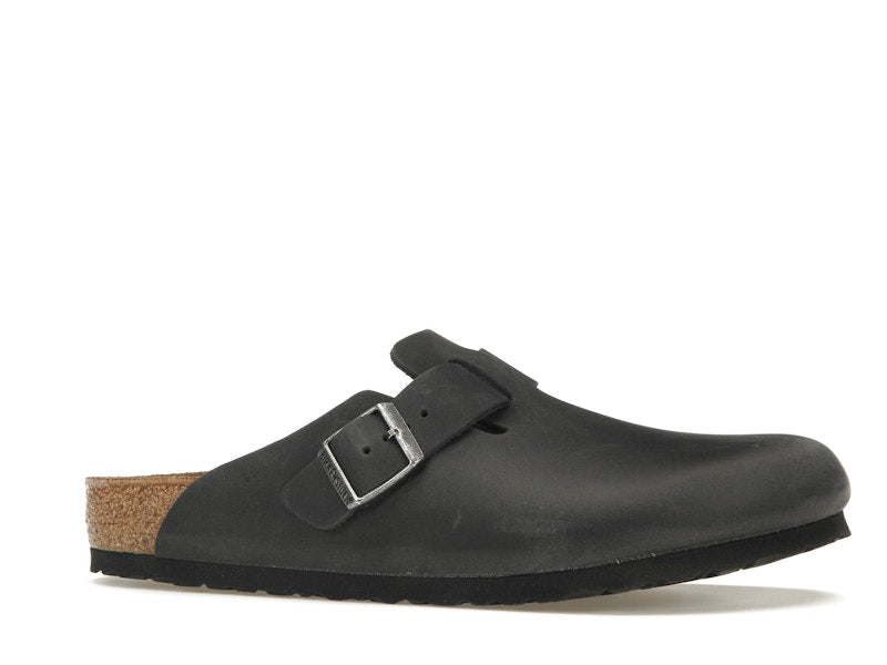 Birkenstock Boston Oiled Leather Black