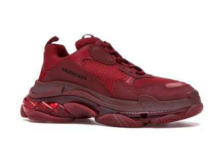Balenciaga Triple S Burgundy Red