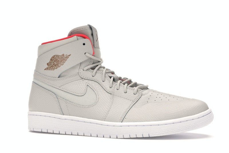 Jordan 1 Retro High Nouveau Pure Platinum Bright Crimson
