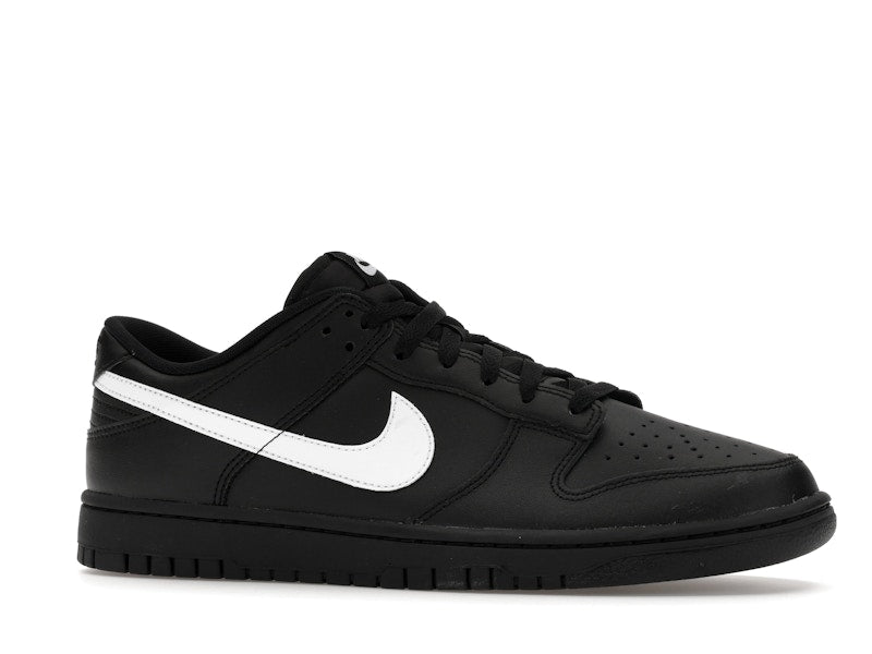 Nike Dunk Low Black White Swoosh