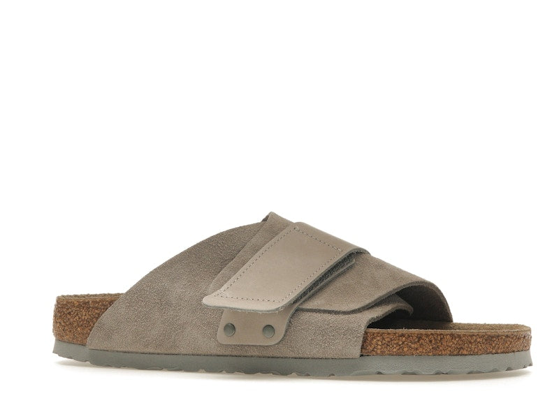 Birkenstock Kyoto Nubuck Suede Stone Coin