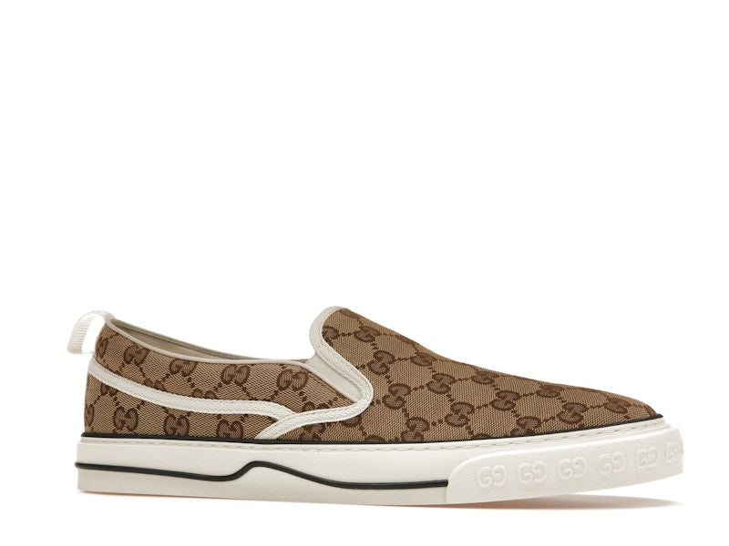 Gucci Tennis 1977 Slip On Beige Ebony