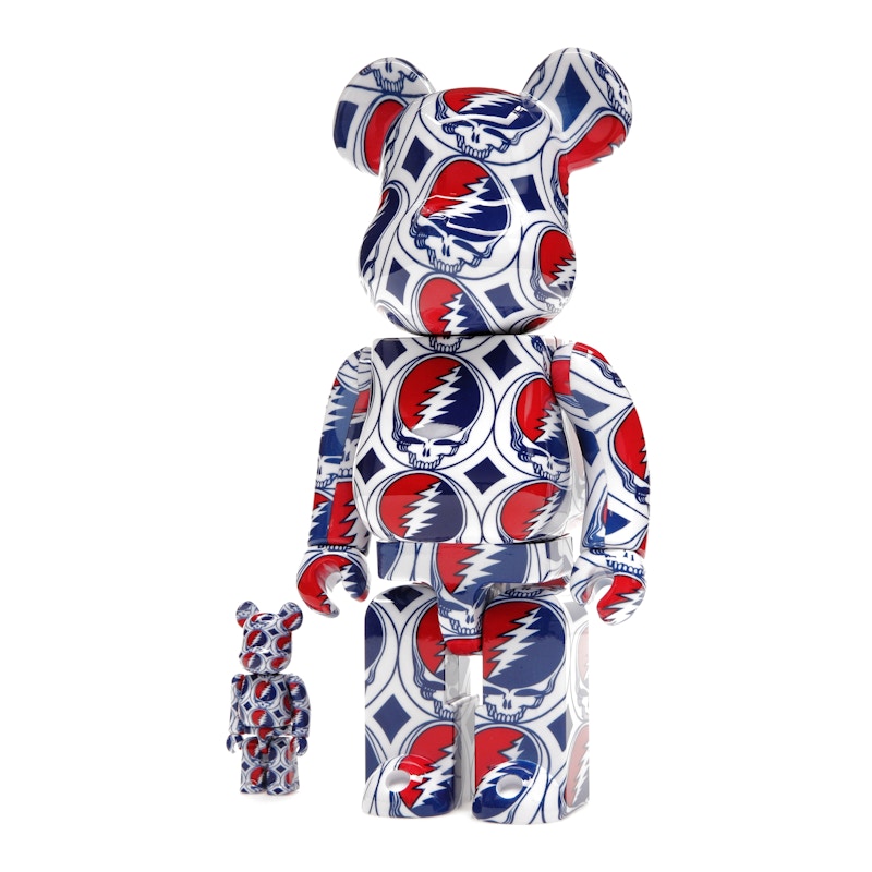 Bearbrick x Grateful Dead (Steal Your Face) 100% & 400% Set