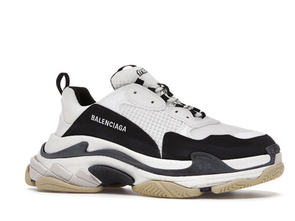 Balenciaga Triple S White Black