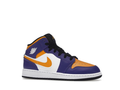 Jordan 1 Mid Lakers (2022) (GS)