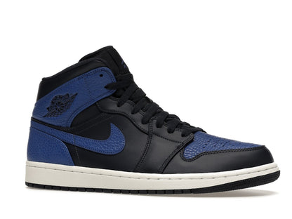 Jordan 1 Mid Obsidian Game Royal