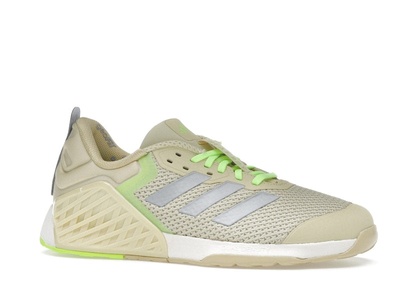 adidas Dropset 3 Strength Powder Yellow Matte Silver Lucid Lemon (Women's)
