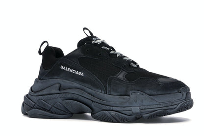 Balenciaga Triple S Triple Black (2018 Reissue) (Pre-Distressed)
