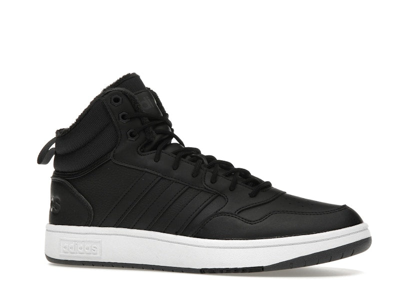 adidas Hoops 3.0 Mid Classic Fur Lining Winterized Core Black Cloud White
