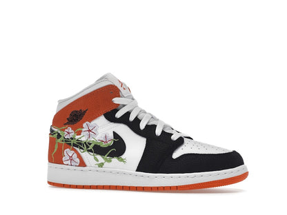 Jordan 1 Mid SE Basketball Blossom (GS)