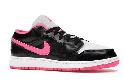 Jordan 1 Low Black White Hyper Pink (GS)