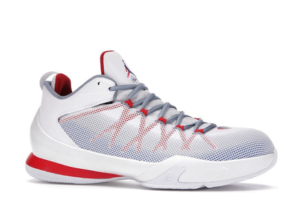 Jordan Cp3.Viii Ae White/Game Royal-Spirit Red-Cool Blue