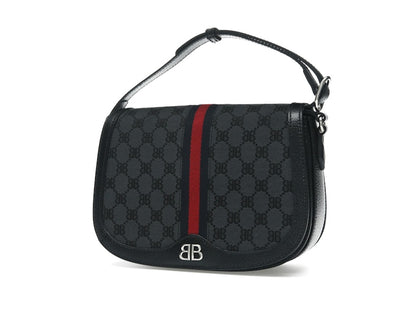 Gucci x Balenciaga The Hacker Project Medium Shoulder Bag Black