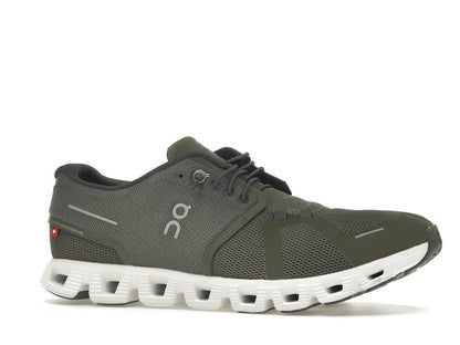 On Running Cloud 5 Olive Green White