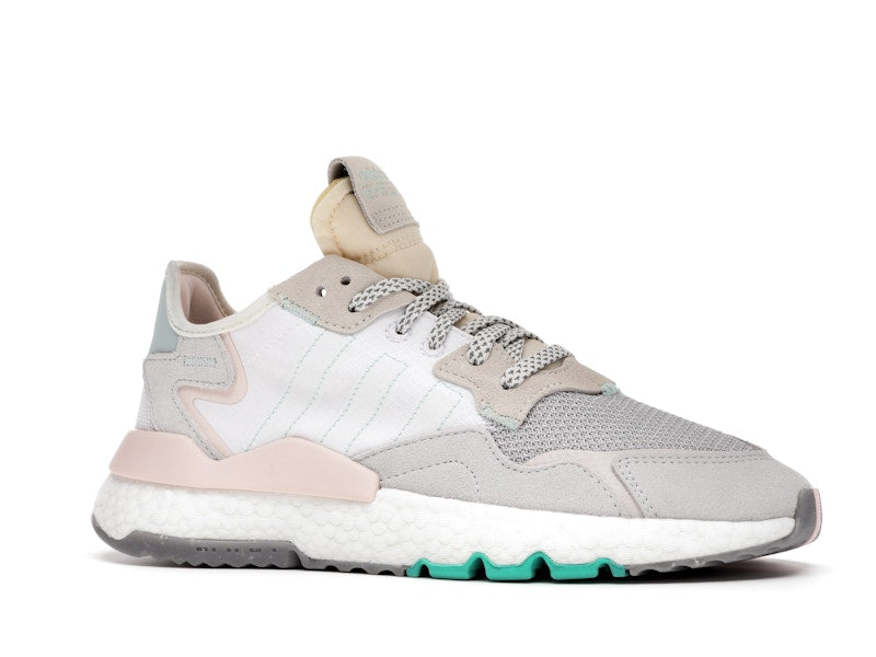 adidas Nite Jogger White Mint Pink (Women's)