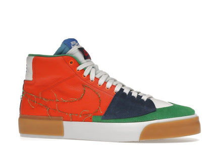 Nike SB Zoom Blazer Mid Edge Safety Orange University Gold