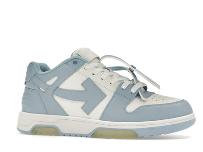 Off-White Out Of Office Calf Leather White Baby Blue