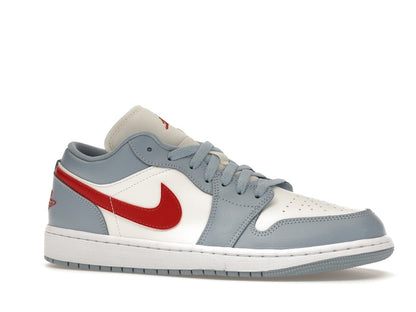 Jordan 1 Low Blue Whisper Dune Red (Women's)