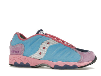 Saucony Matrix Jae Tips No Shoes In The House Blue Pink