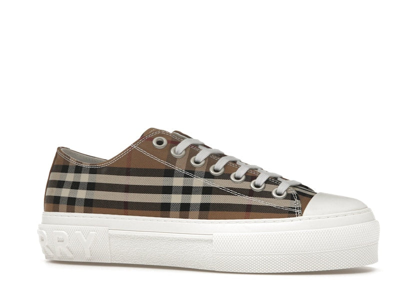 Burberry Vintage Check Cotton Sneakers Birch Brown
