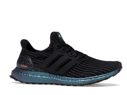 adidas Ultra Boost Black Green Zest