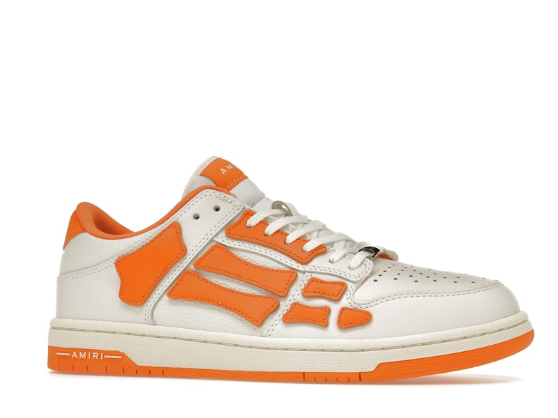 AMIRI Skel Top Low White Orange