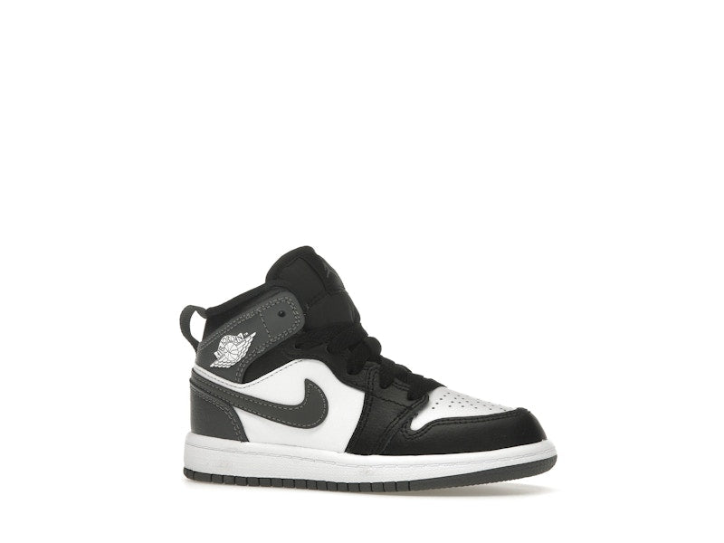 Jordan 1 Mid Black White Iron Grey (PS)
