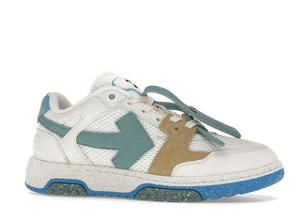 OFF-WHITE Out Of Office Low Slim White University Blue