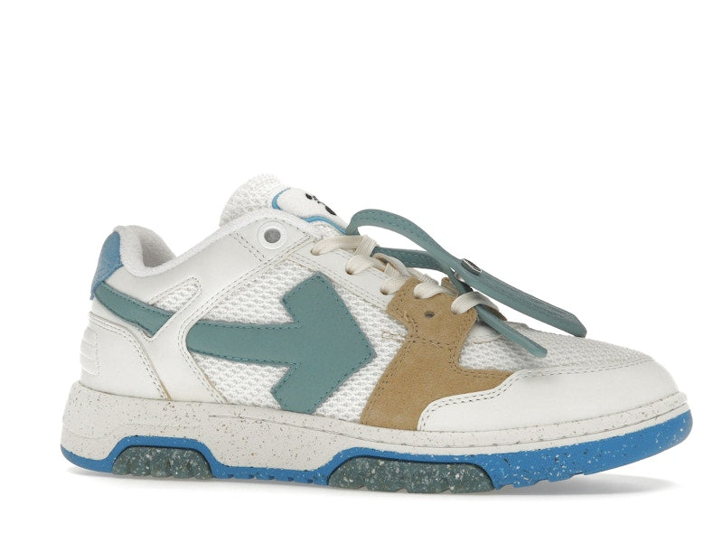OFF-WHITE Out Of Office Low Slim White University Blue