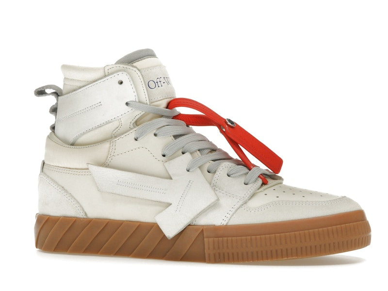 OFF-WHITE Floating Arrow High Top Vulc White Cream