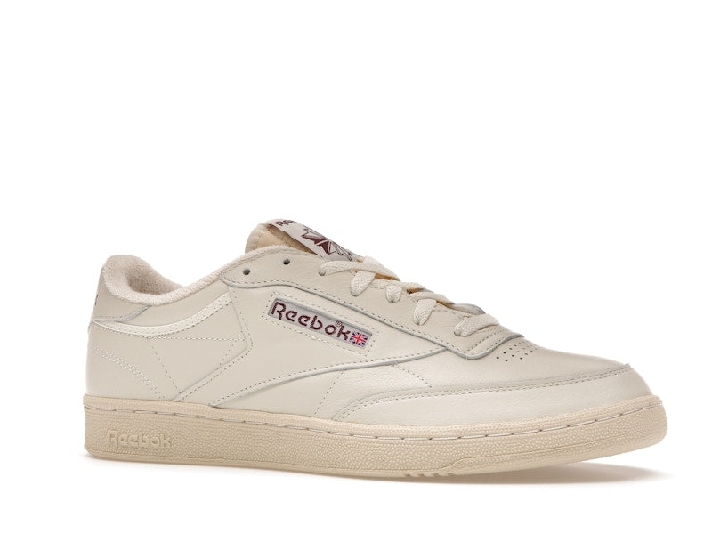 Reebok Club C 85 Chalk Alabaster Maroon