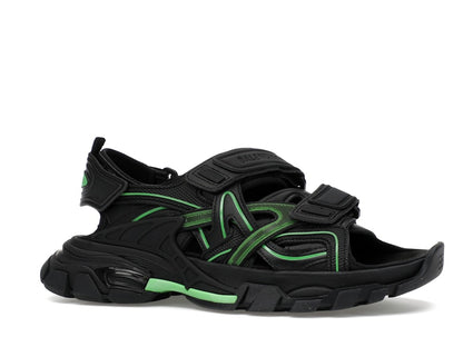 Balenciaga Track Sandal Black/Fluo Green