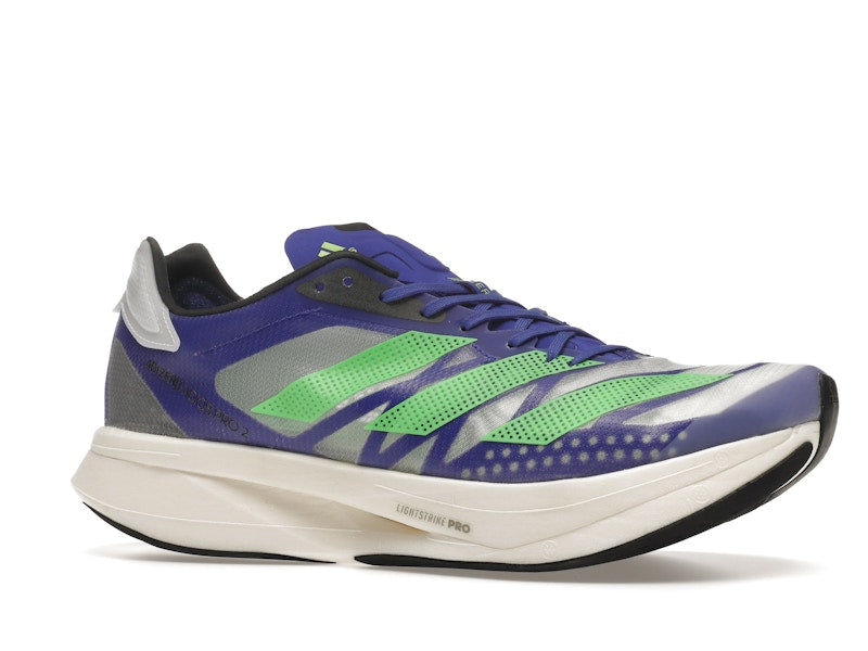 adidas Adizero Adios Pro 2 Sonic Ink Screaming Green