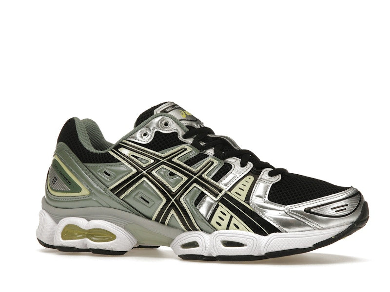 ASICS Gel-Nimbus 9 Black Green Yellow Silver