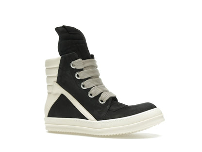 Rick Owens Geobasket Jumbo Lace High Black Milk (Women's)