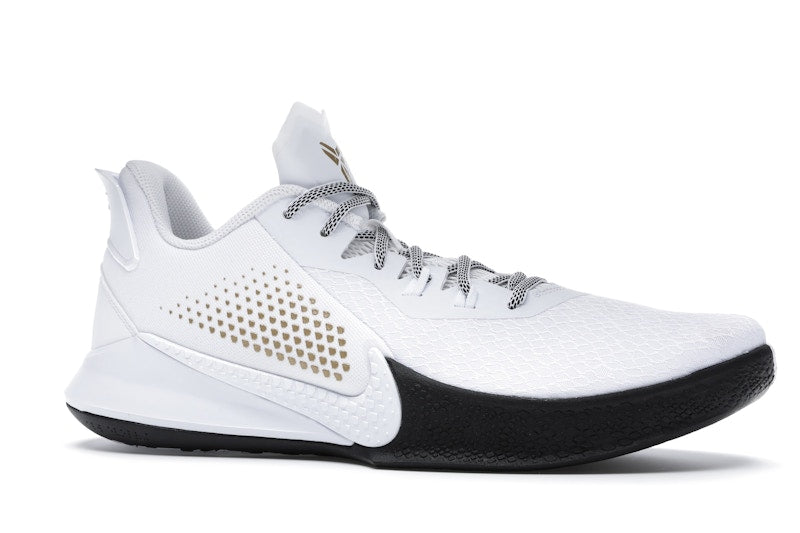 Nike Mamba Fury White Metallic Gold