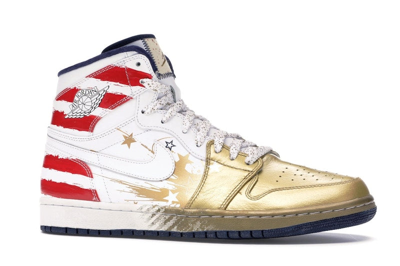 Jordan 1 Retro Dave White Wings For the Future Gold